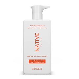 NATIVE Brightening Facial Cleanser, NEW